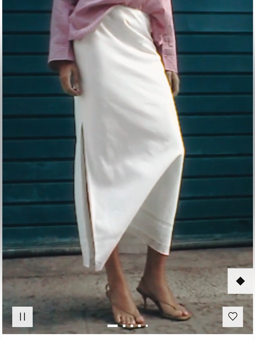 Mango White Lace-Trim Maxi Skirt LINEN SKIRT WITH LACE DETAILS 9069